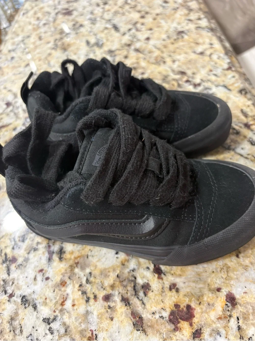 Vans Kids Black High-Top Sneakers